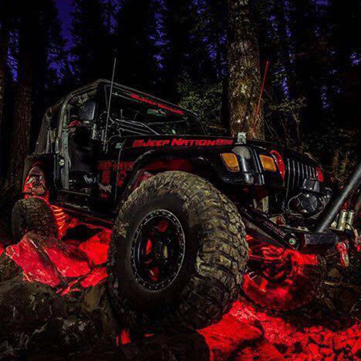 MONSTER 12 Piece RGBW LED Rock Lights – Direct-Connect™