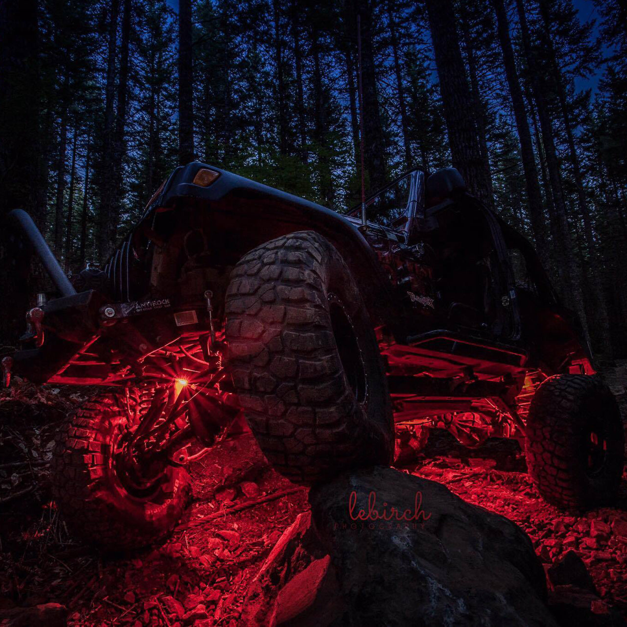 Magnetic LED Rock Lights for Jeeps Trucks UTV Offroad Lighting