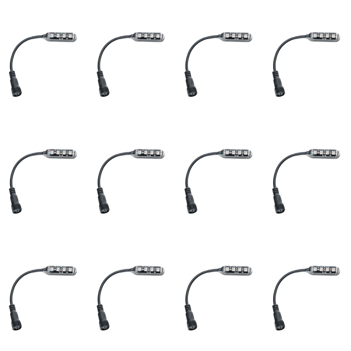 MONSTER 12 Piece RGBW LED Rock Lights – Direct-Connect™