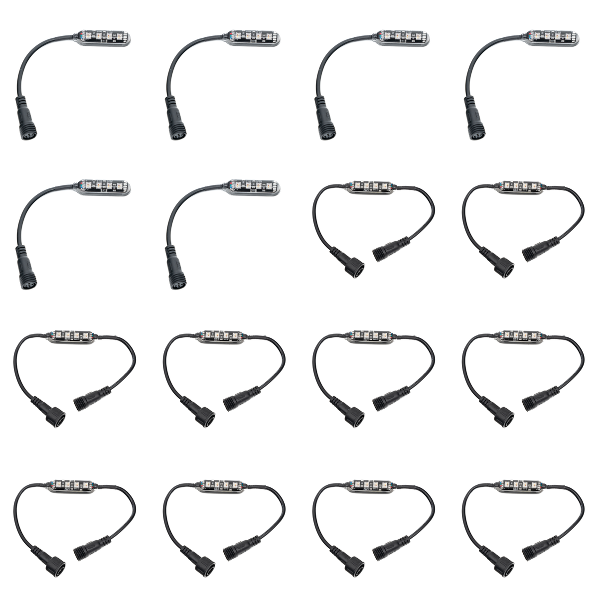 MONSTER 16 Piece RGBW LED Rock Lights – Build-to-Fit™