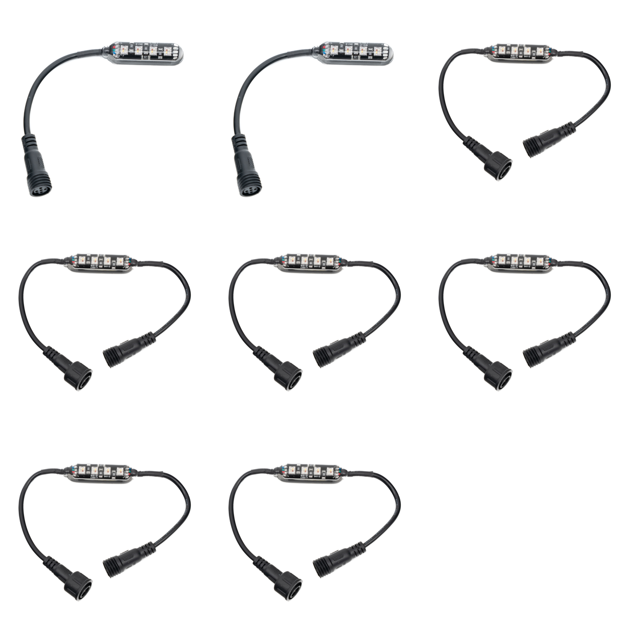 MONSTER 8 Piece RGBW LED Rock Lights – Build-to-Fit™