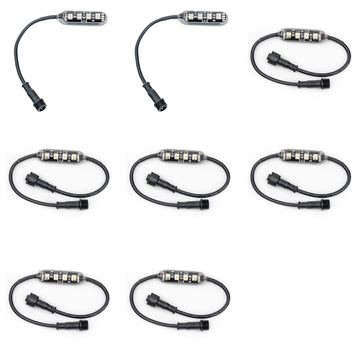 MONSTER 8 Piece White LED Rock Lights – Direct-Connect™