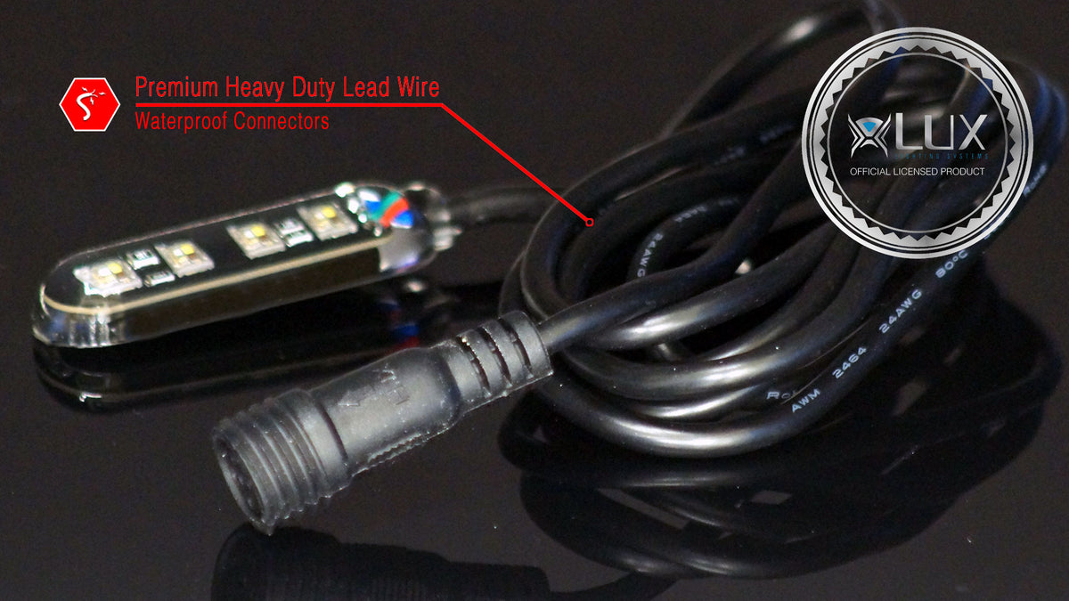 MONSTER RGBW Magnetic LED Rock Light 12 Piece Pro-Pack