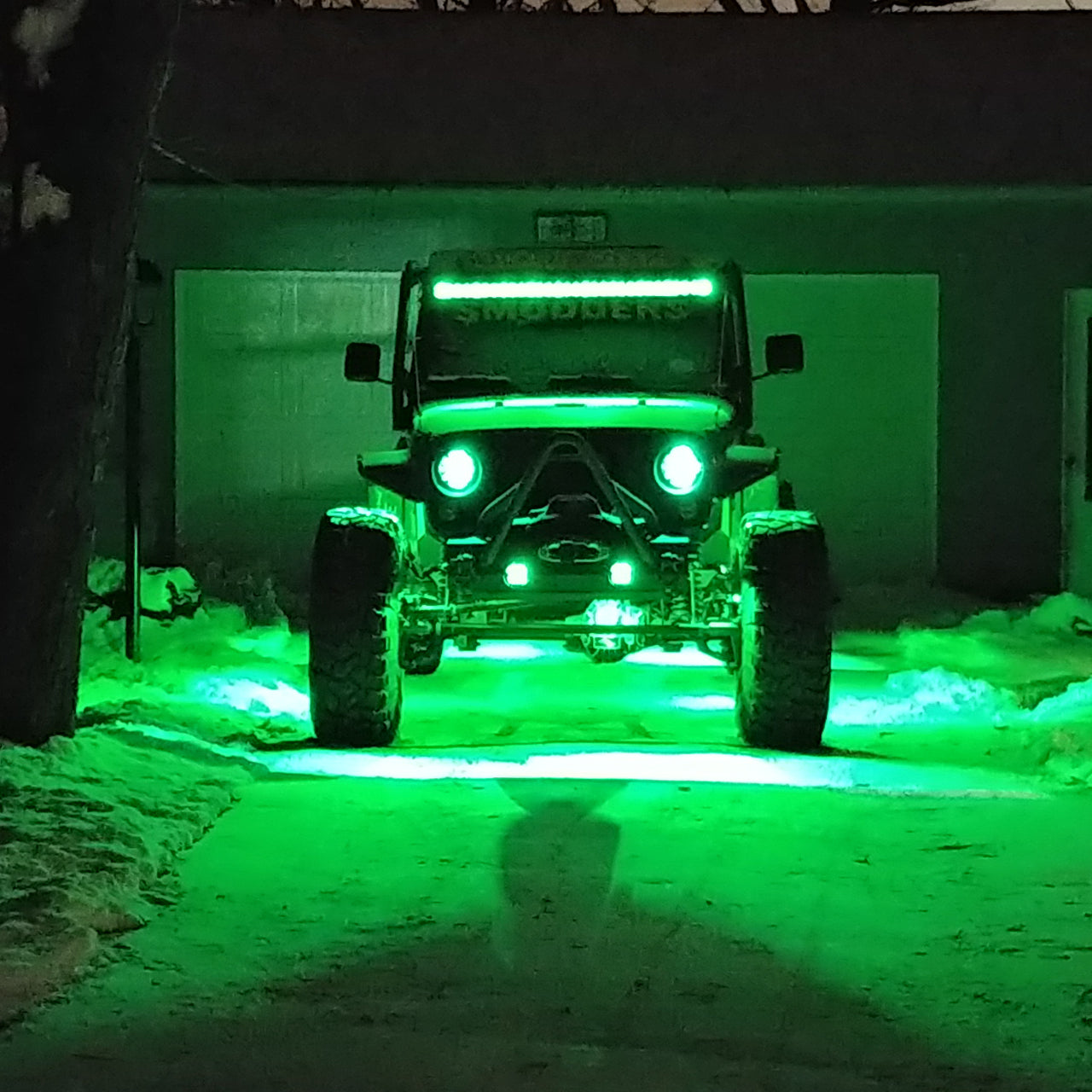 Magnetic LED Rock Lights for Jeeps Trucks UTV Offroad Lighting