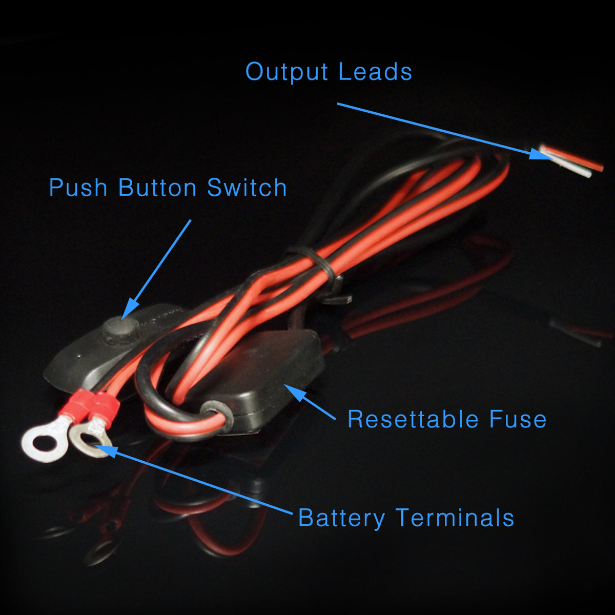 LED Installation Kit Wiring Switch Fuse