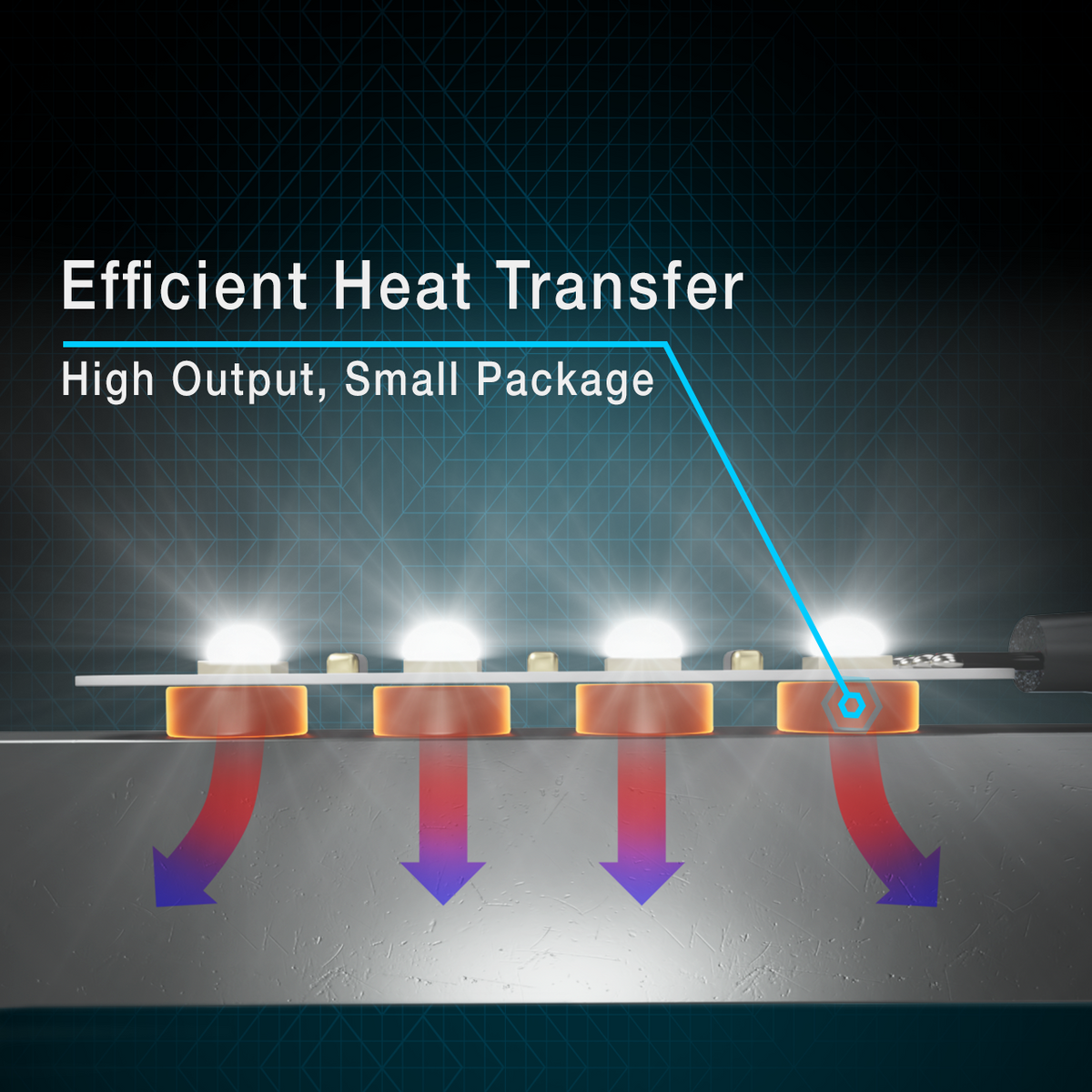 MAX White LED Rock Light Kit for Trucks 8 Piece Ground Coverage
